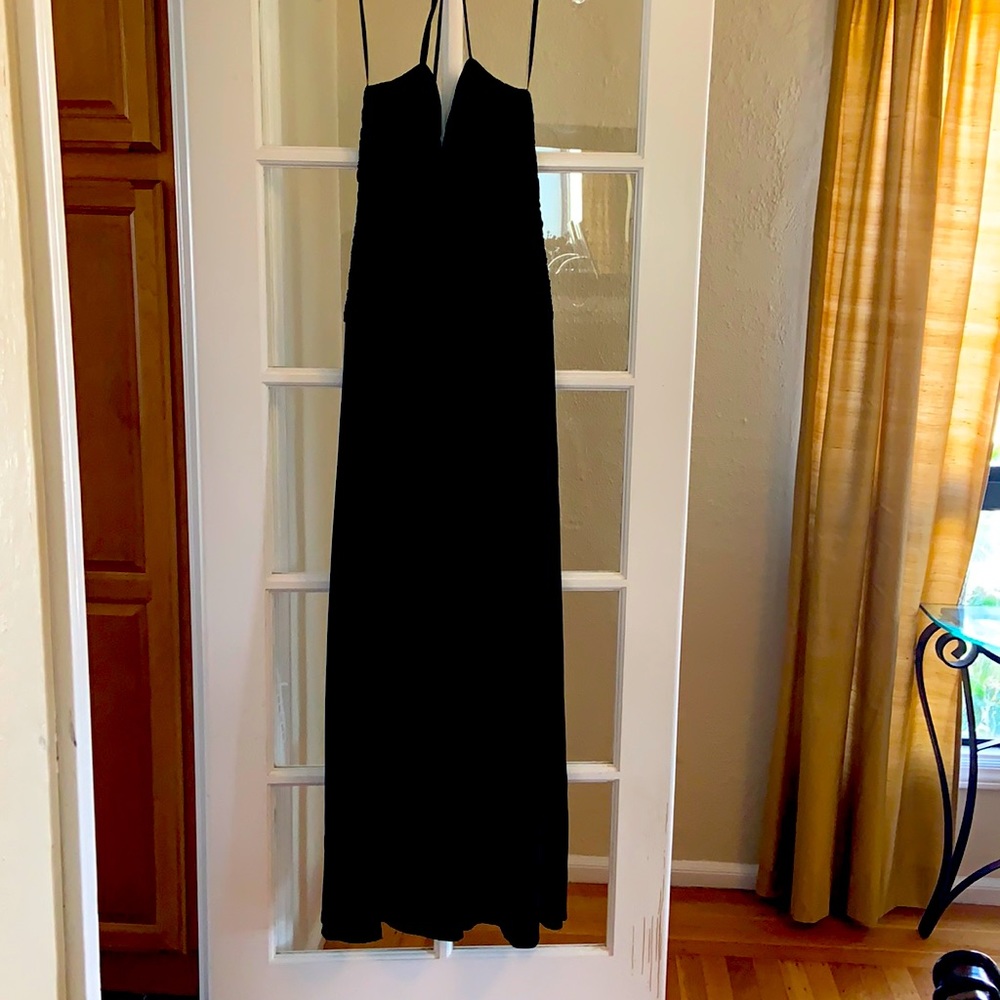 Formal black gown